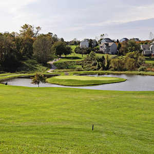Chisel Creek GC: Island green