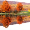A fall view from Monroe Valley Golf Course